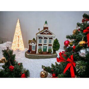 Liberty Falls Post Office Americana Miniature Village House 1996 Christmas AH12